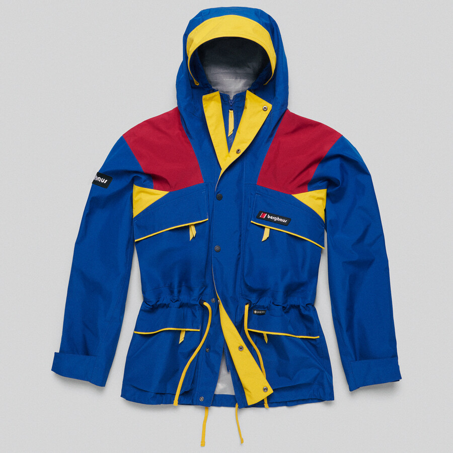 unisex trango de gore-tex impermeable chaqueta - azulrojo berghaus