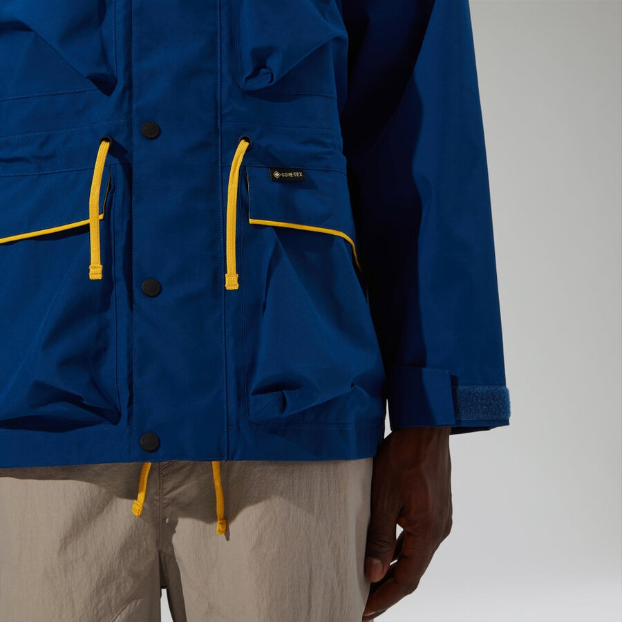 unisex trango de gore-tex impermeable chaqueta - azulrojo berghaus