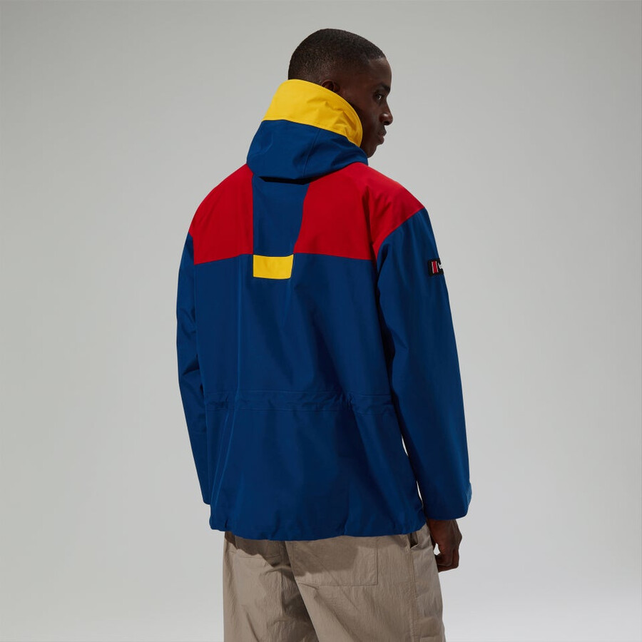 unisex trango de gore-tex impermeable chaqueta - azulrojo berghaus