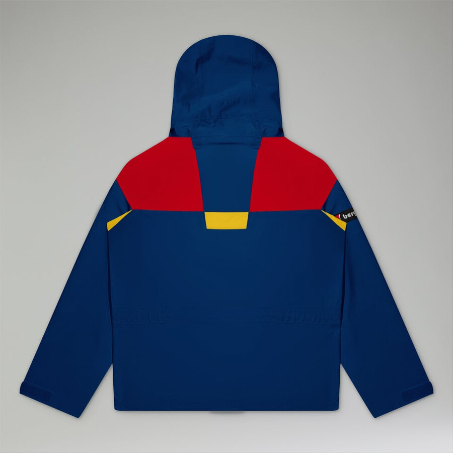 unisex trango de gore-tex impermeable chaqueta - azulrojo berghaus