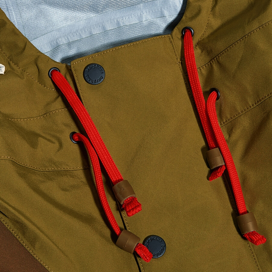 unisex trango de gore-tex impermeable chaqueta - verdemarrón berghaus