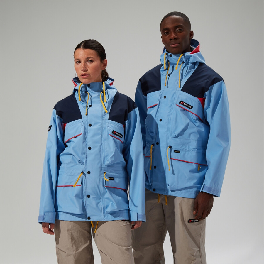 unisex trango de gore-tex impermeable chaqueta - azul berghaus