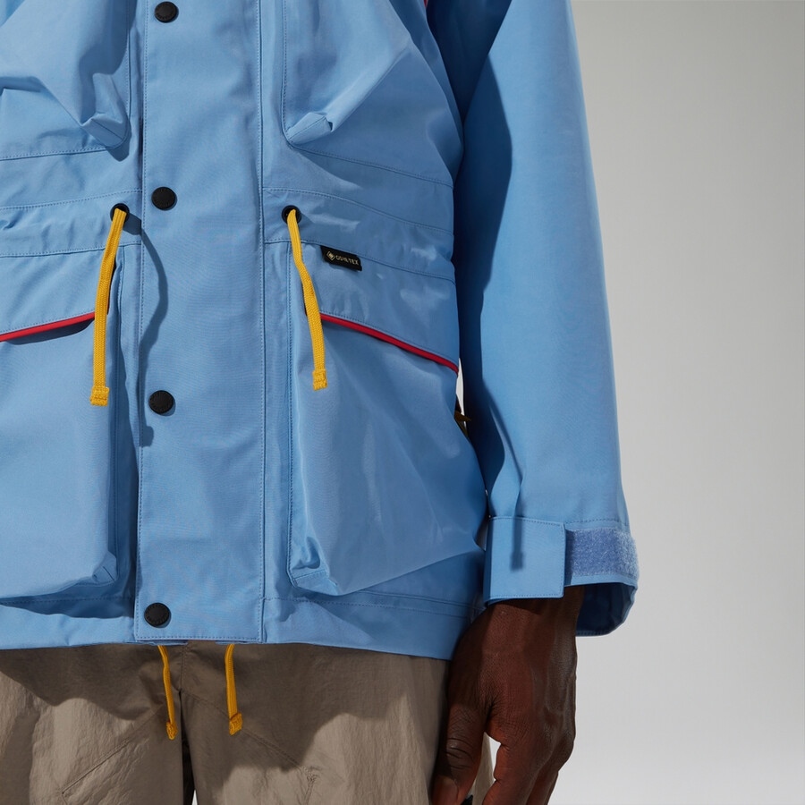 unisex trango de gore-tex impermeable chaqueta - azul berghaus