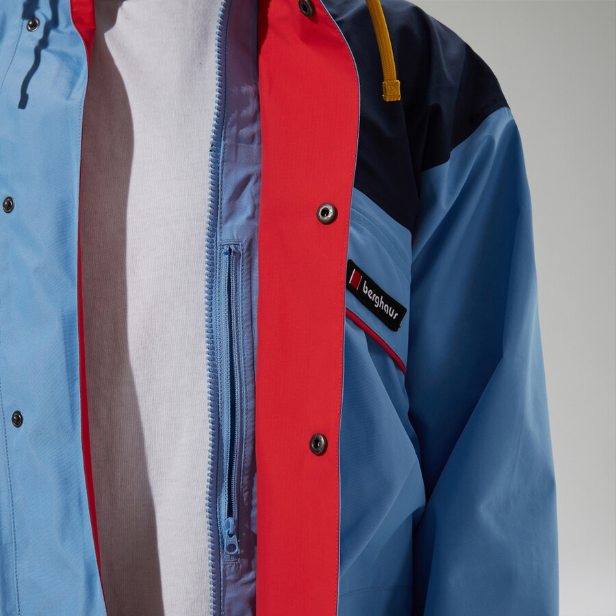 unisex trango de gore-tex impermeable chaqueta - azul berghaus