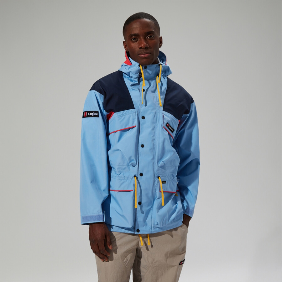 unisex trango de gore-tex impermeable chaqueta - azul berghaus