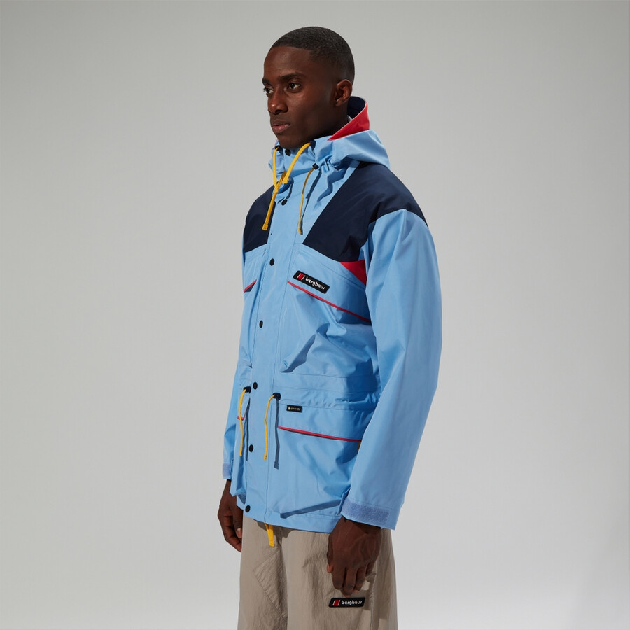 unisex trango de gore-tex impermeable chaqueta - azul berghaus