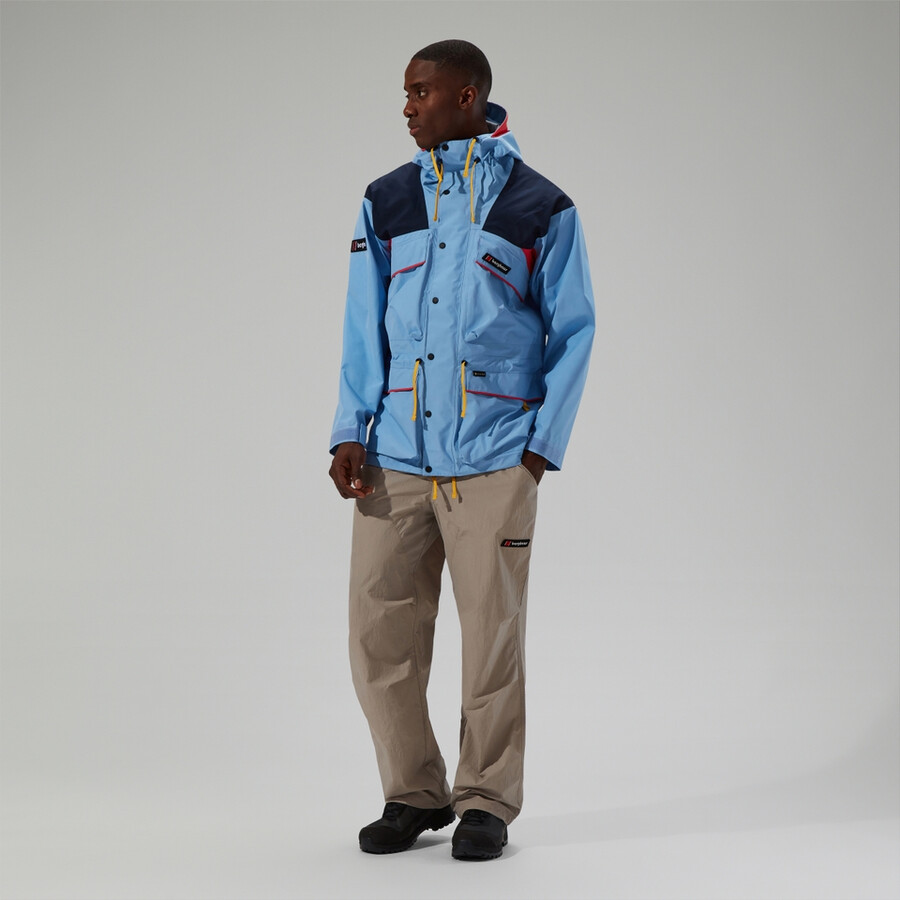 unisex trango de gore-tex impermeable chaqueta - azul berghaus