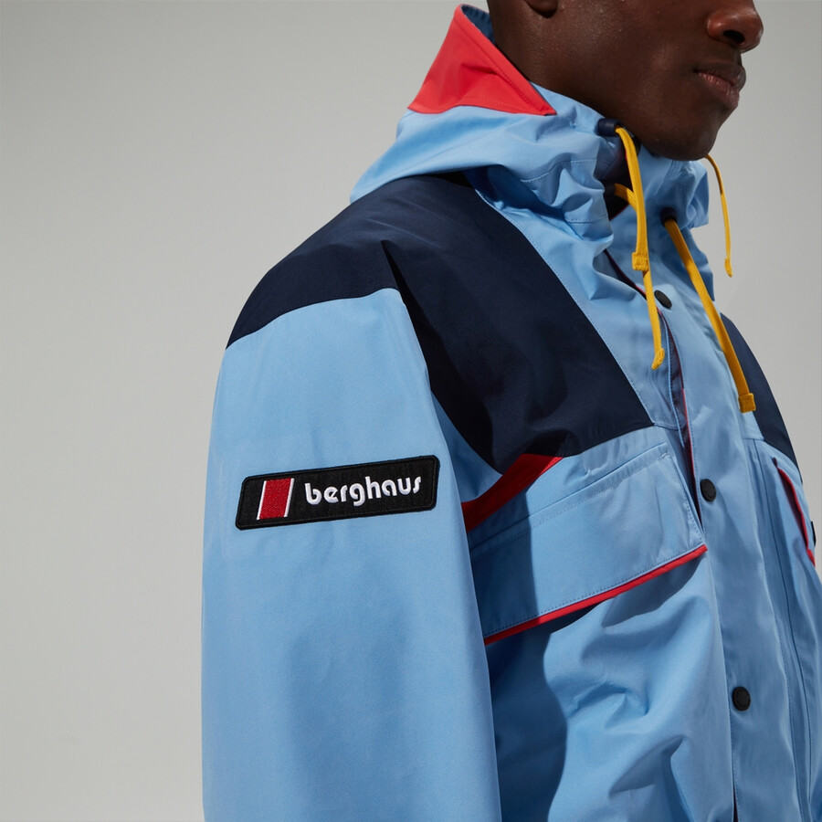 unisex trango de gore-tex impermeable chaqueta - azul berghaus