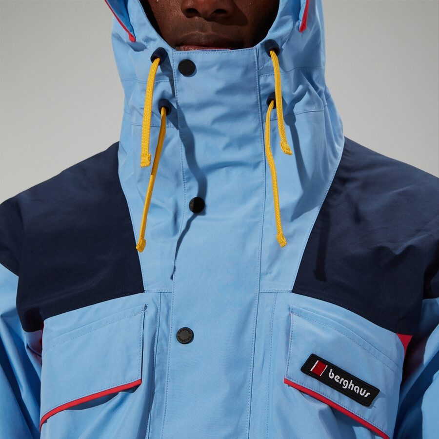 unisex trango de gore-tex impermeable chaqueta - azul berghaus