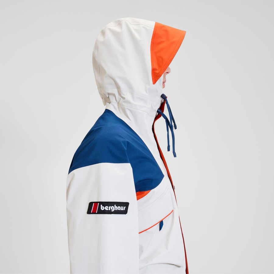 unisex trango de gore-tex impermeable chaqueta de color grisazul berghaus