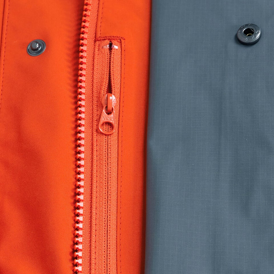 unisex trango de gore-tex impermeable chaqueta - naranjagris berghaus