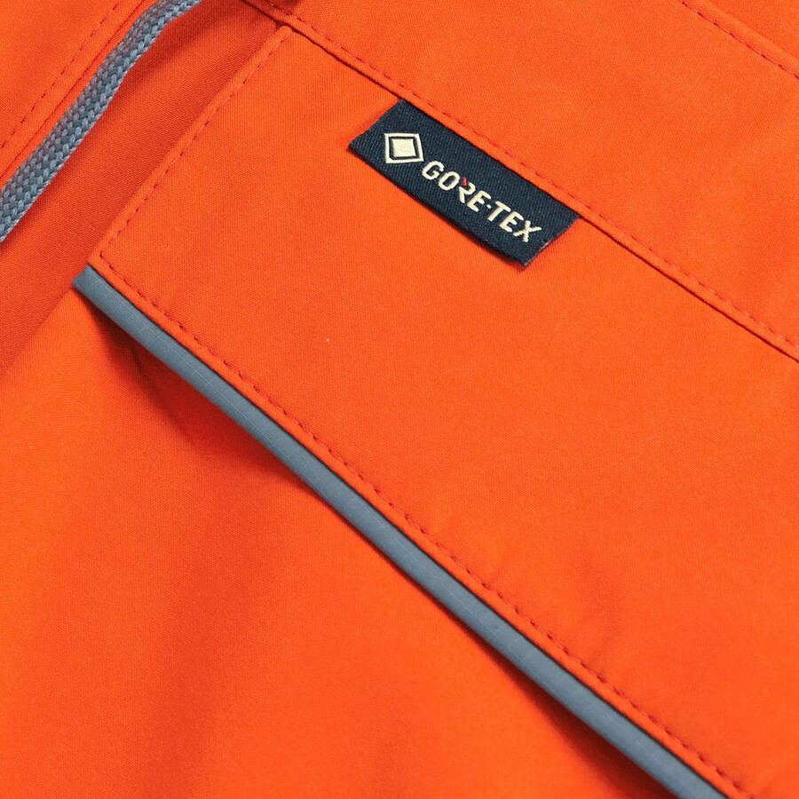unisex trango de gore-tex impermeable chaqueta - naranjagris berghaus