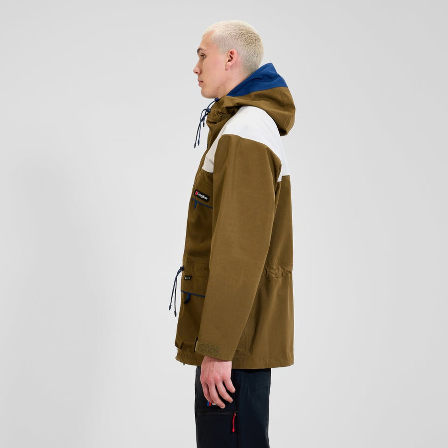 unisex trango de gore-tex impermeable chaqueta marróngris berghaus