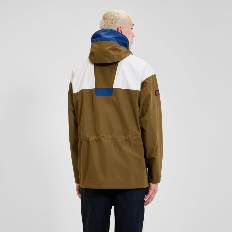 unisex trango de gore-tex impermeable chaqueta marróngris berghaus