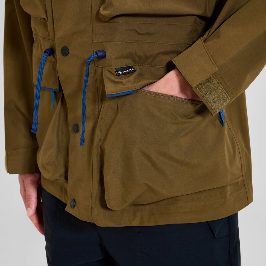 unisex trango de gore-tex impermeable chaqueta marróngris berghaus