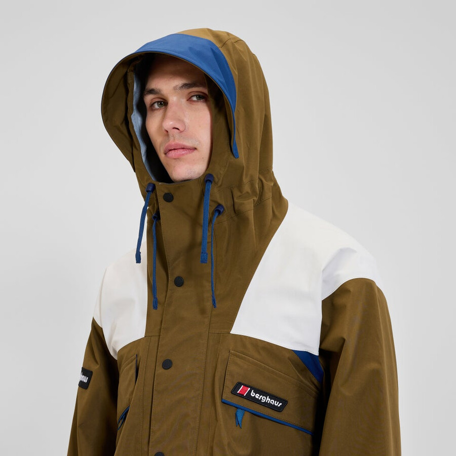 unisex trango de gore-tex impermeable chaqueta marróngris berghaus