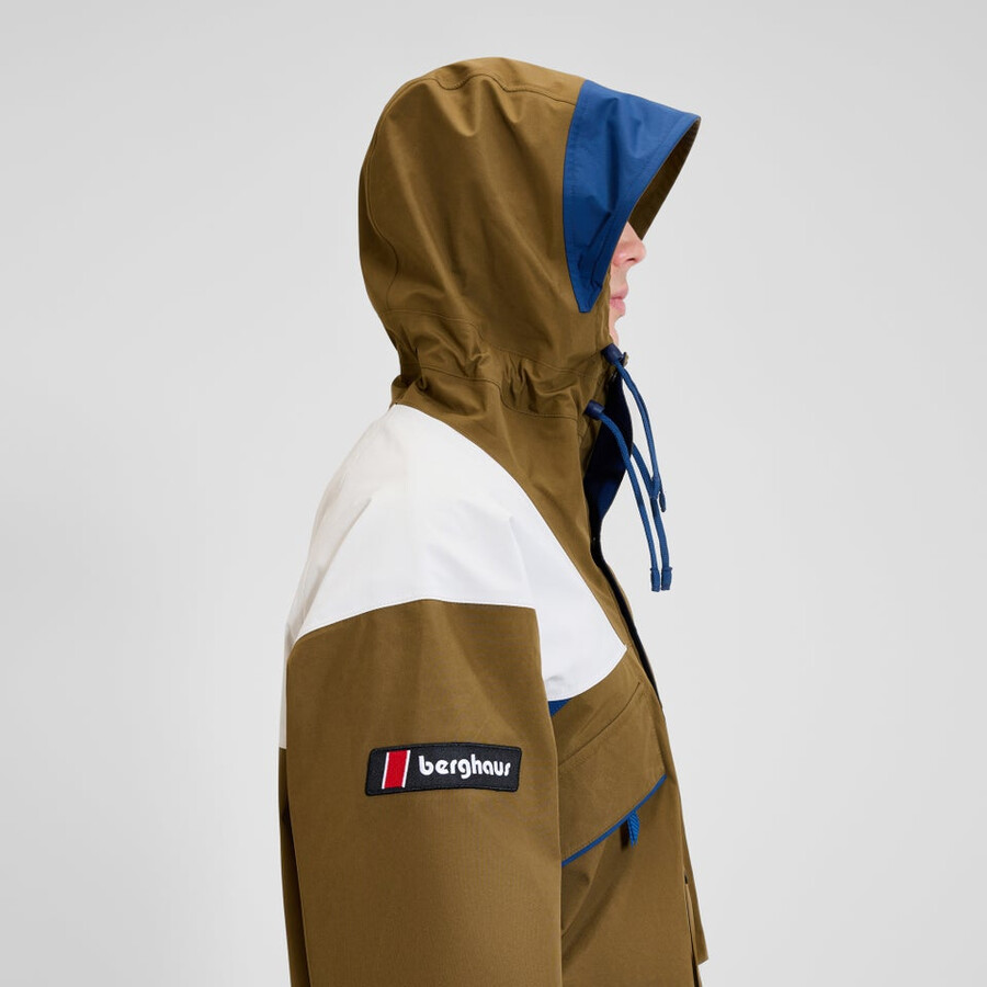 unisex trango de gore-tex impermeable chaqueta marróngris berghaus