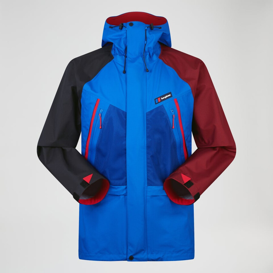 unisex tormenta 25 chaqueta de gore-tex - azulrojo berghaus