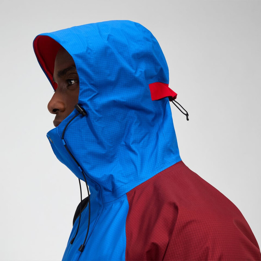 unisex tormenta 25 chaqueta de gore-tex - azulrojo berghaus