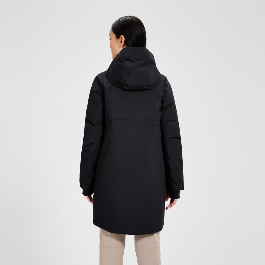 la mujer ahsbery gore-tex down parka - negro berghaus