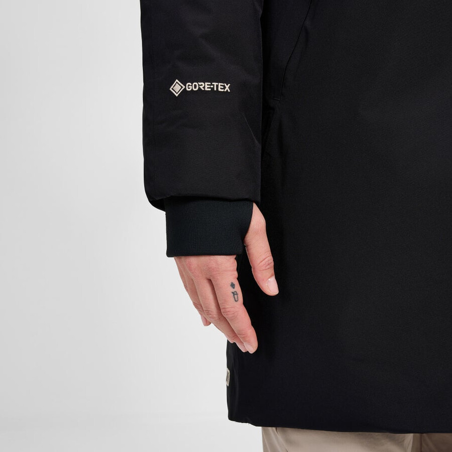 la mujer ahsbery gore-tex down parka - negro berghaus