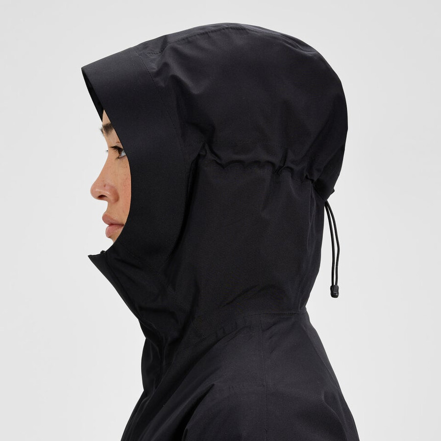la mujer ahsbery gore-tex down parka - negro berghaus