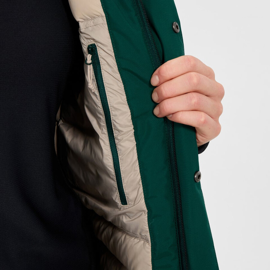 la mujer ahsbery gore-tex abajo parka verde berghaus