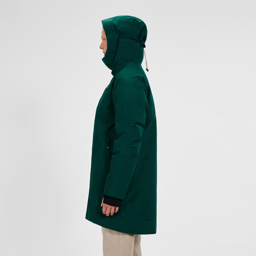 la mujer ahsbery gore-tex abajo parka verde berghaus