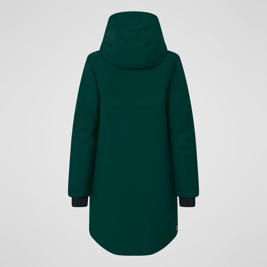 la mujer ahsbery gore-tex abajo parka verde berghaus