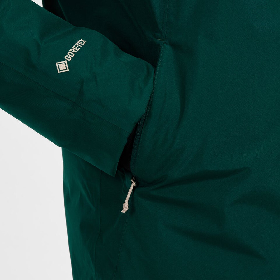 la mujer ahsbery gore-tex abajo parka verde berghaus