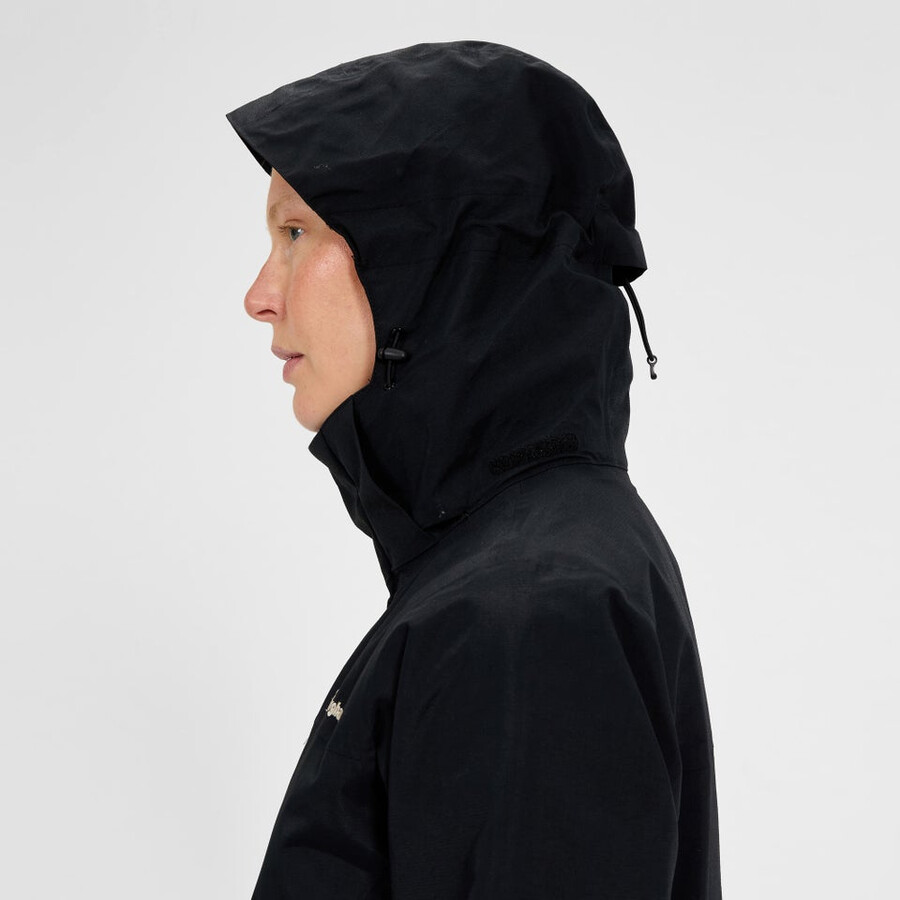 las mujeres del escalador 2.0 interactivo de gore-tex impermeable chaqueta - negro berghaus