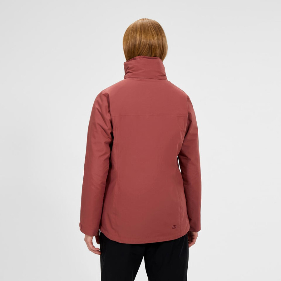 las mujeres del escalador 2.0 interactivo de gore-tex impermeable chaqueta - rojo berghaus