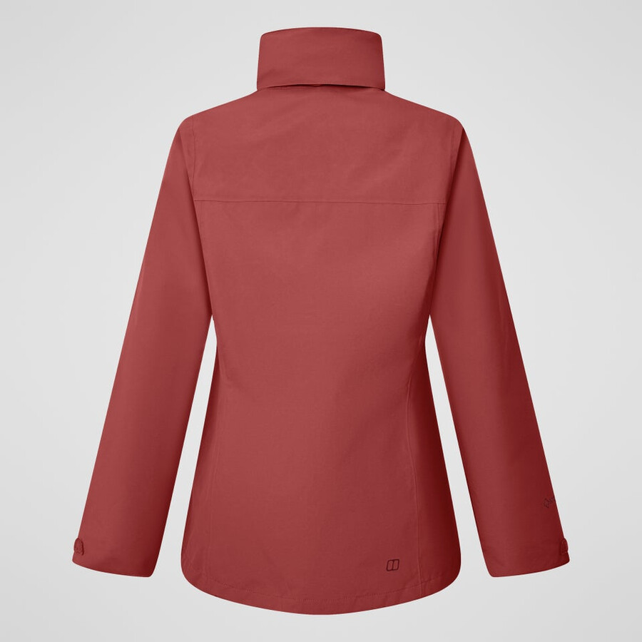 las mujeres del escalador 2.0 interactivo de gore-tex impermeable chaqueta - rojo berghaus
