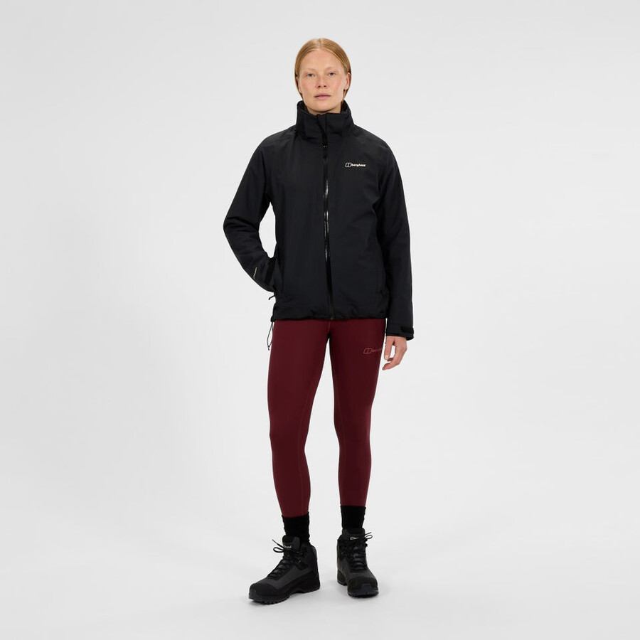 las mujeres deambulan gemini 3 en 1 chaqueta - negrogris berghaus