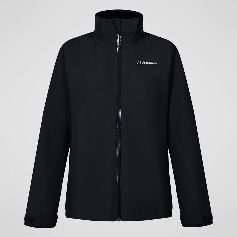 las mujeres deambulan gemini 3 en 1 chaqueta - negrogris berghaus