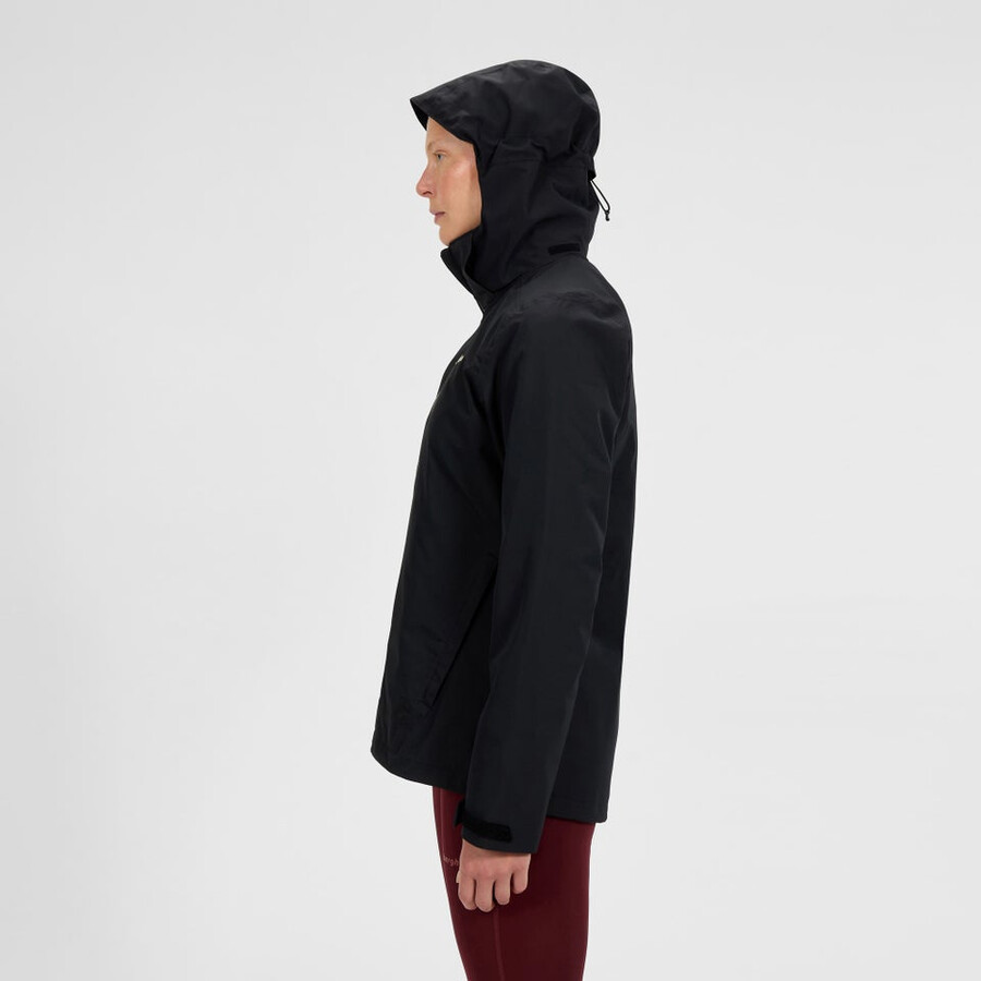 las mujeres deambulan gemini 3 en 1 chaqueta - negrogris berghaus
