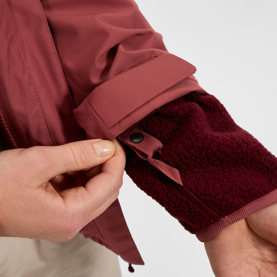 las mujeres deambulan gemini 3 en 1 chaqueta roja berghaus
