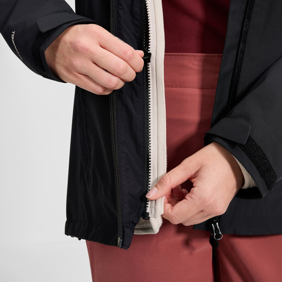 las mujeres deambulan interactivo de la chaqueta - negro berghaus