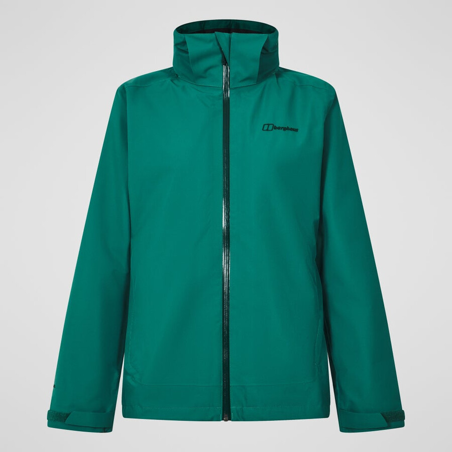las mujeres deambulan interactivo de la chaqueta - verde berghaus