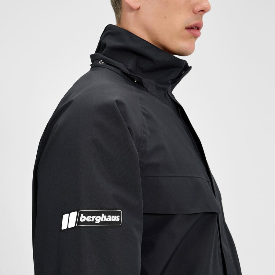 unisex volcanismo parka - negro berghaus