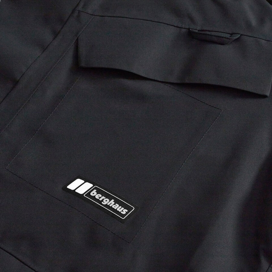 unisex volcanismo parka - negro berghaus