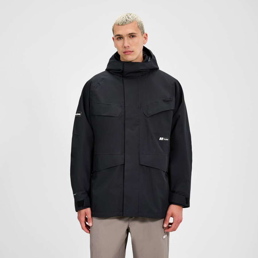 unisex volcanismo parka - negro berghaus