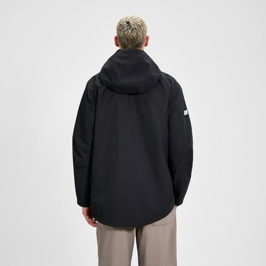 unisex volcanismo parka - negro berghaus
