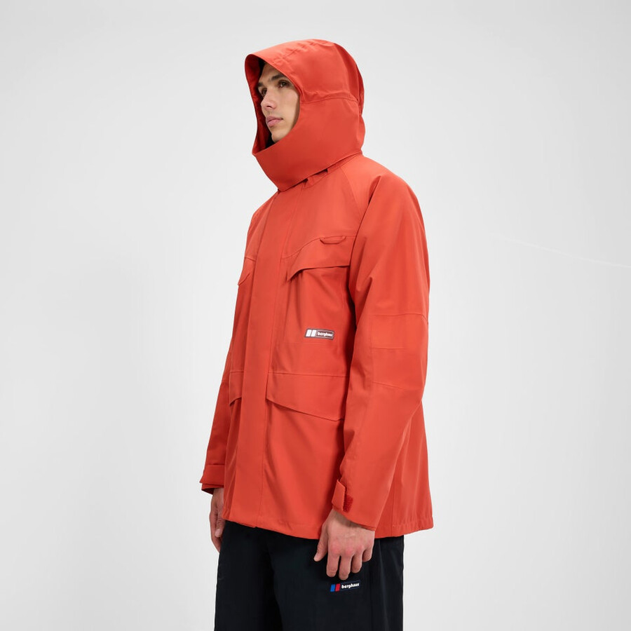 unisex volcanismo parka - naranja berghaus