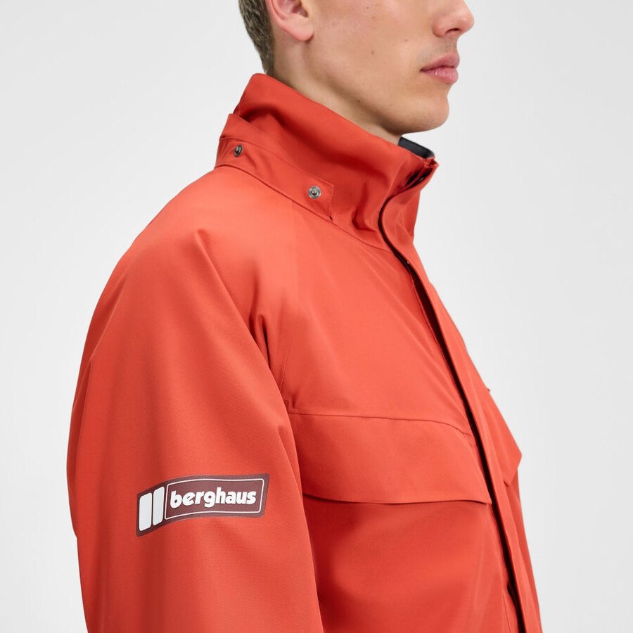 unisex volcanismo parka - naranja berghaus