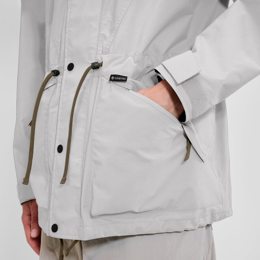 unisex meru la montaña gore-tex chaqueta marróngris berghaus