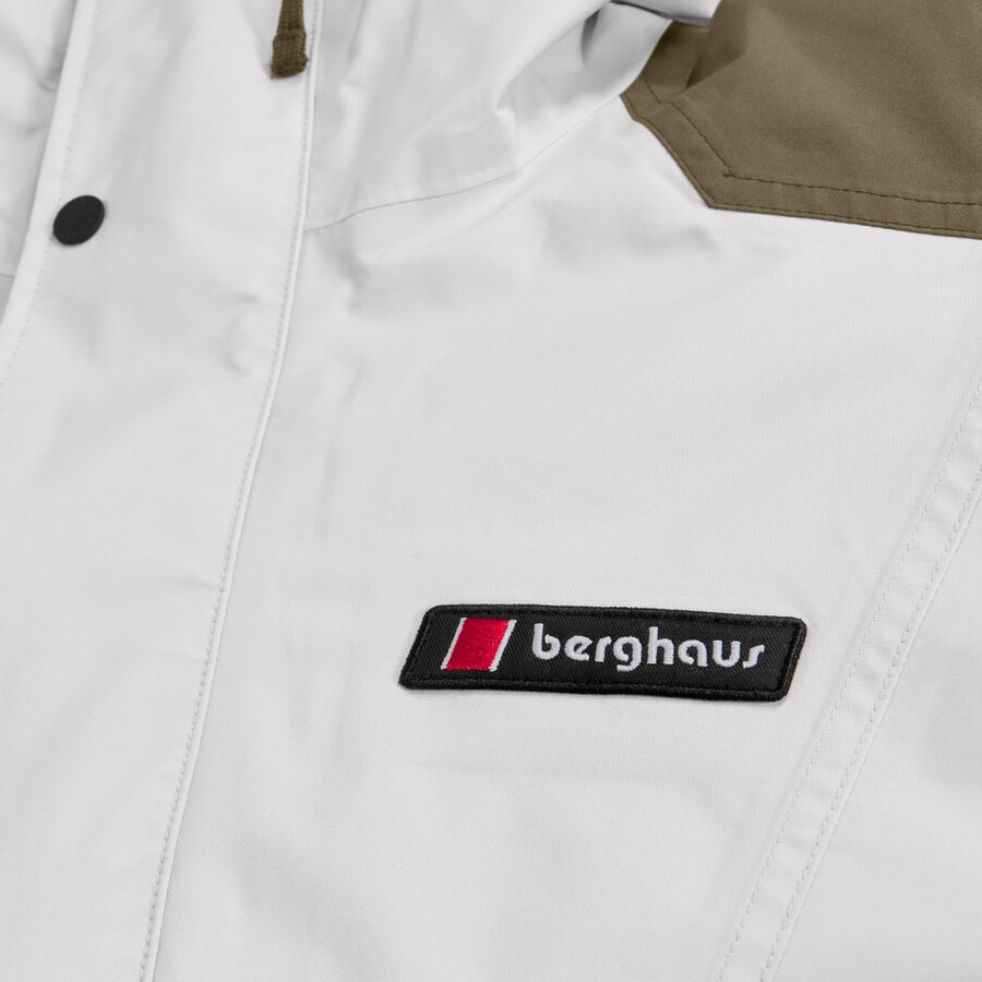 unisex meru la montaña gore-tex chaqueta marróngris berghaus