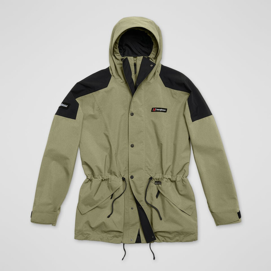 unisex meru la montaña gore-tex chaqueta - verdenegro berghaus