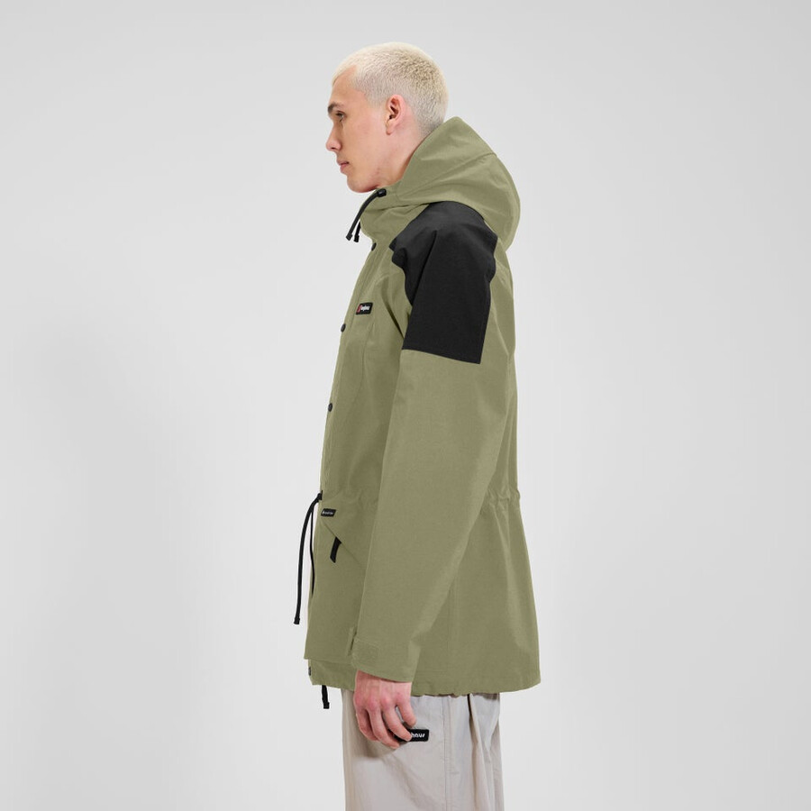 unisex meru la montaña gore-tex chaqueta - verdenegro berghaus