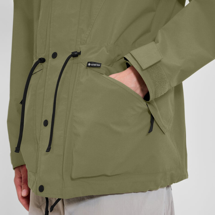 unisex meru la montaña gore-tex chaqueta - verdenegro berghaus